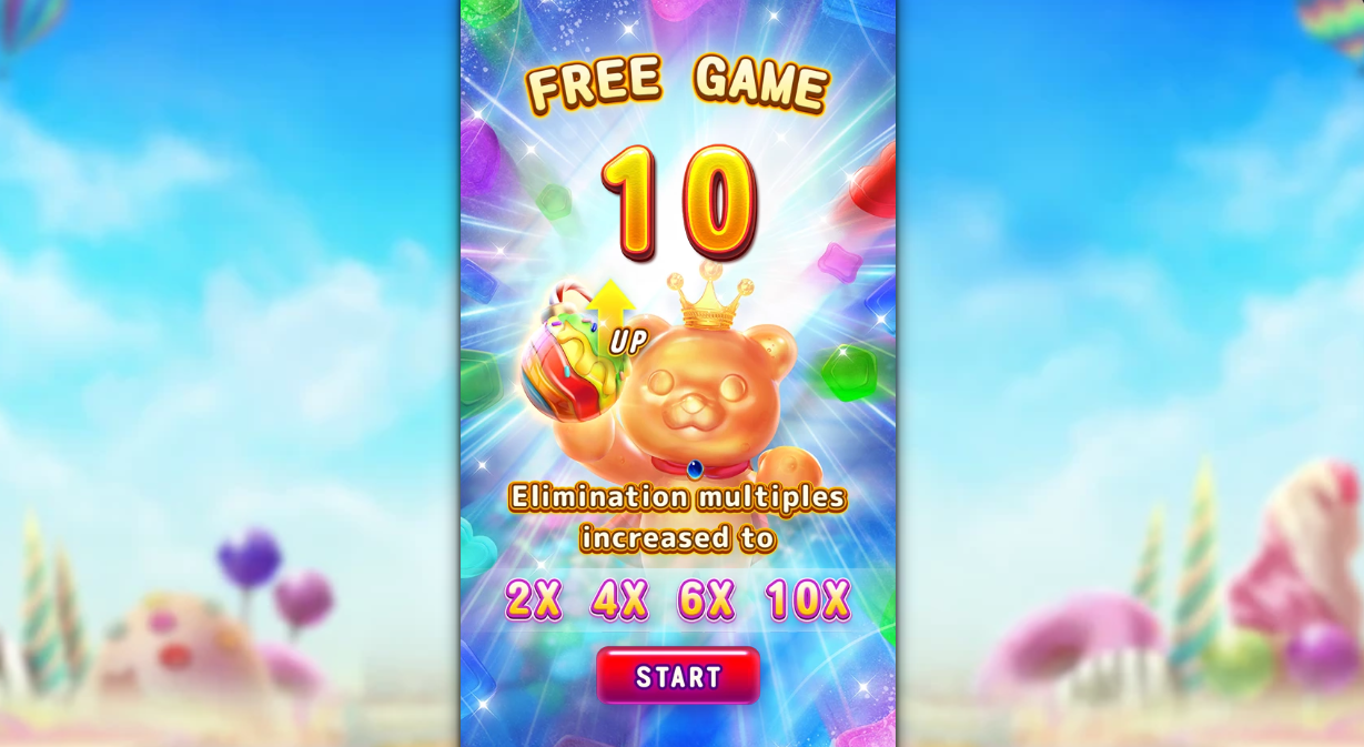 free games with elimination multipliers awarded