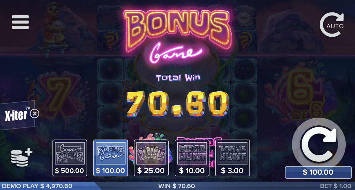 Our bonus round result
