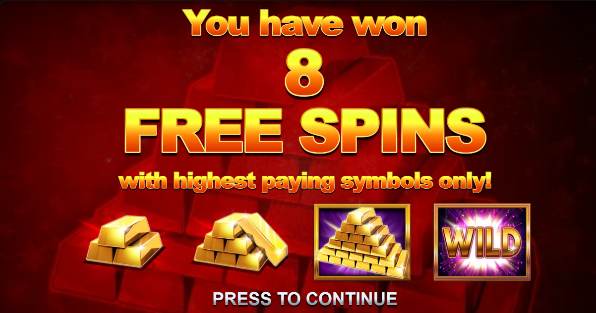 Gold Cash 8x Free Spins