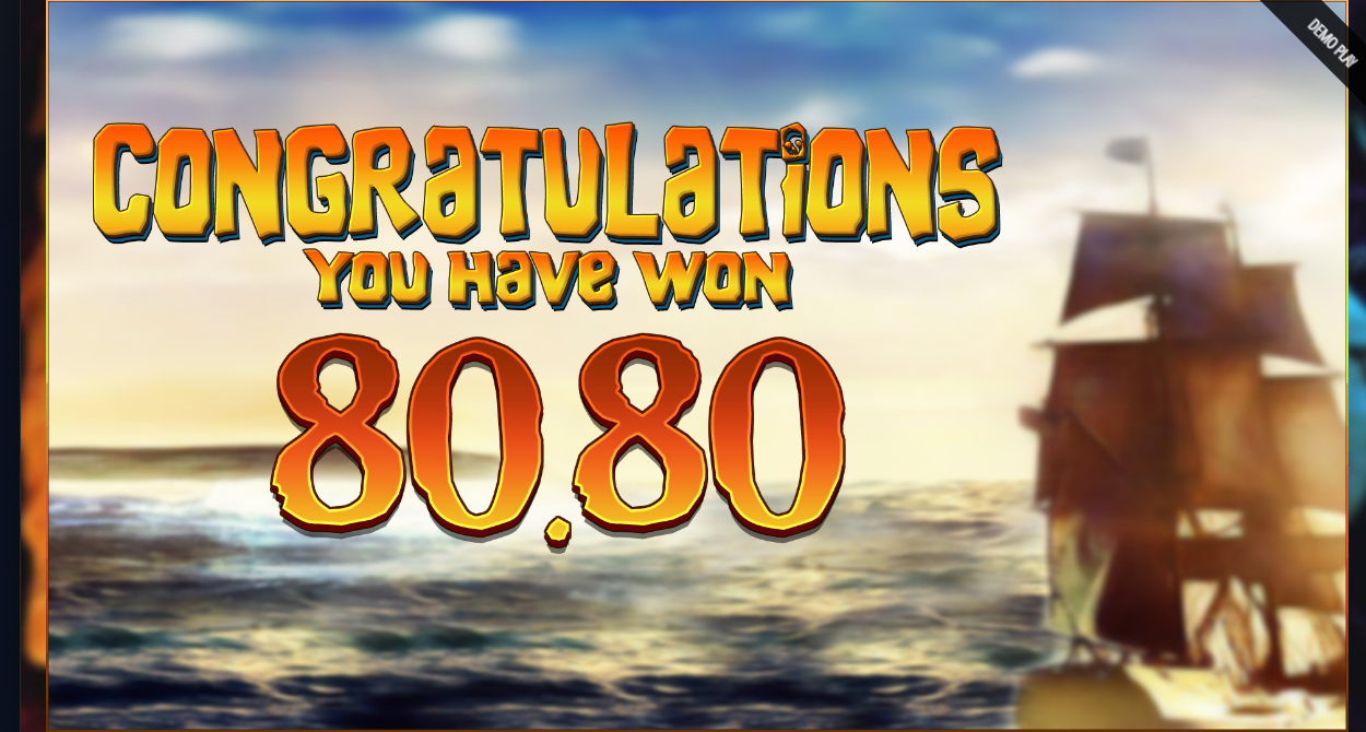 Goonies bonus win screen