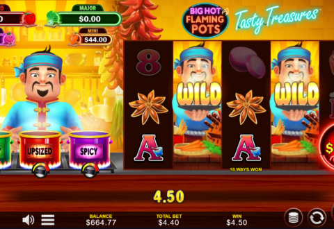 Big Hot Flaming Pots Tasty Treasures