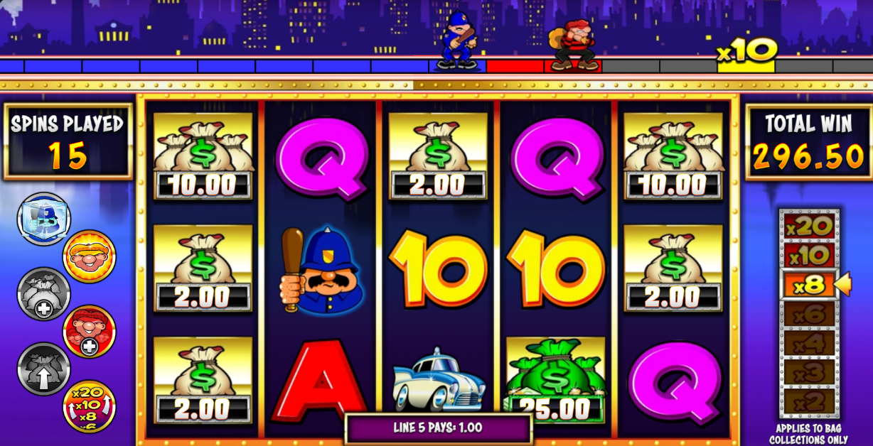 Big Money bonus round in progress