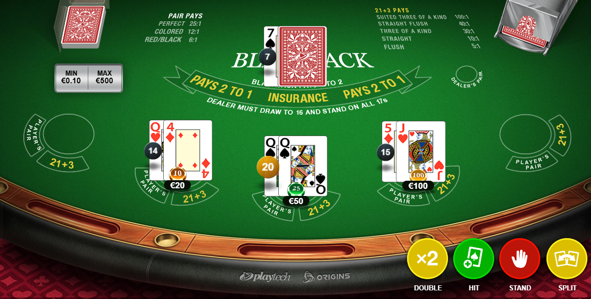 Premium Blackjack by Playtech