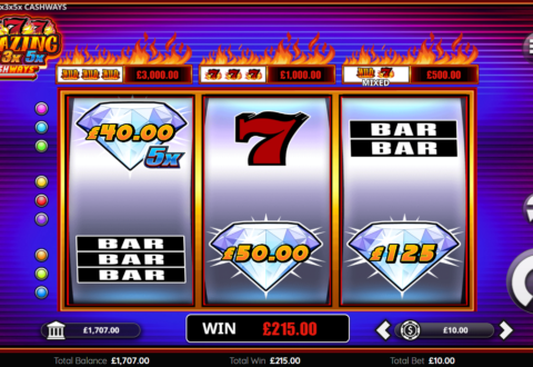 Blazing 777 2x 3x 5x Cashways