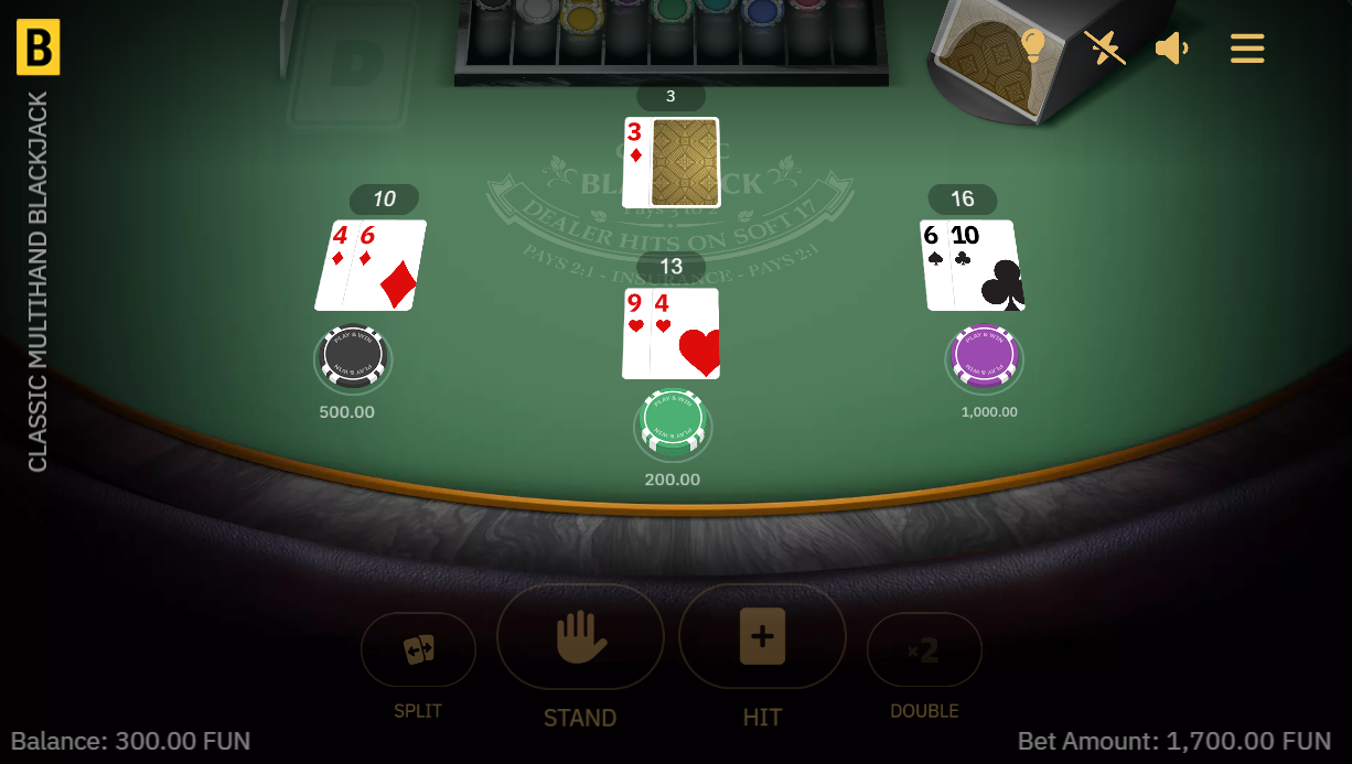 Classic Multihand Blackjack