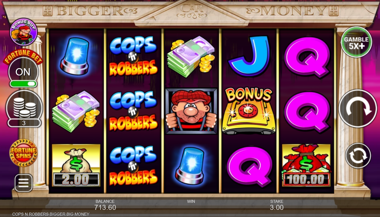 Cops ‘n’ Robbers Bigger Big Money