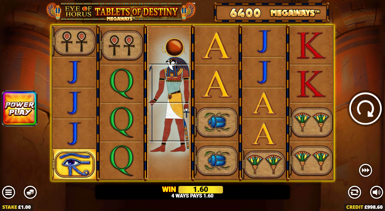 Eye of Horus Tablets of Destiny Megaways