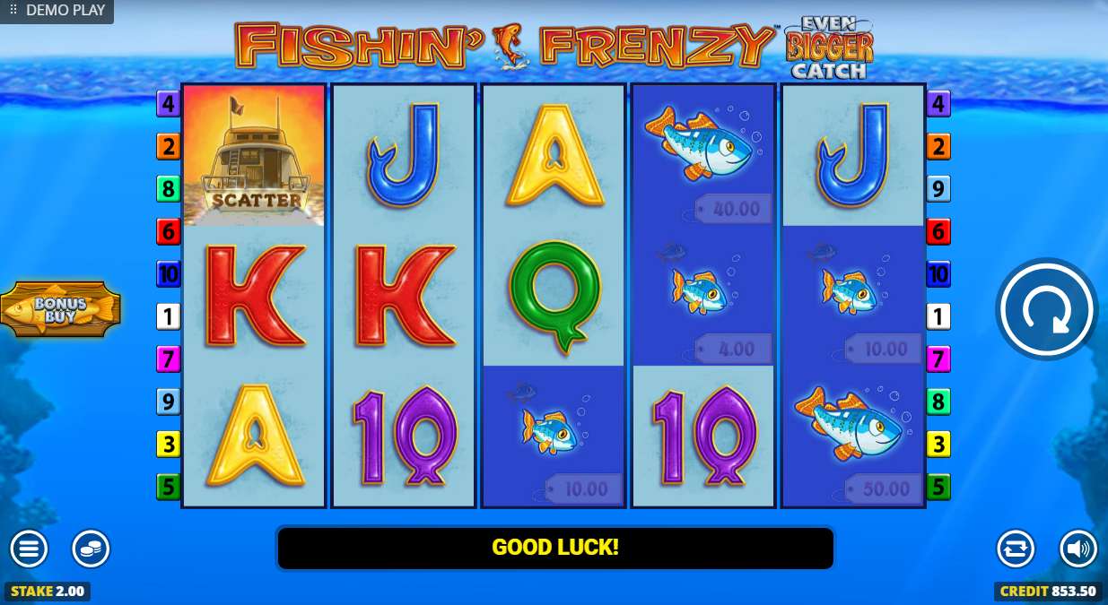 Fishin’ Frenzy Even Bigger Catch