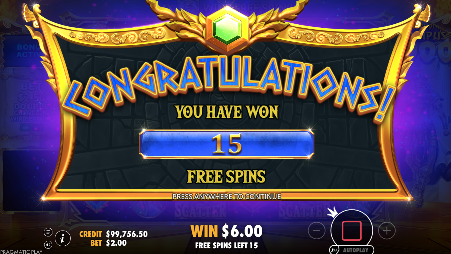 Free spins graphic