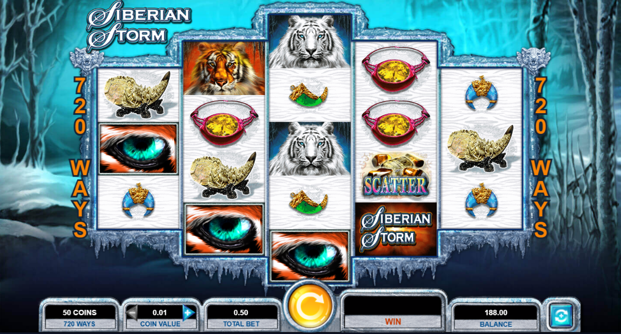 Siberian Storm 3-4-5-4-3 grid