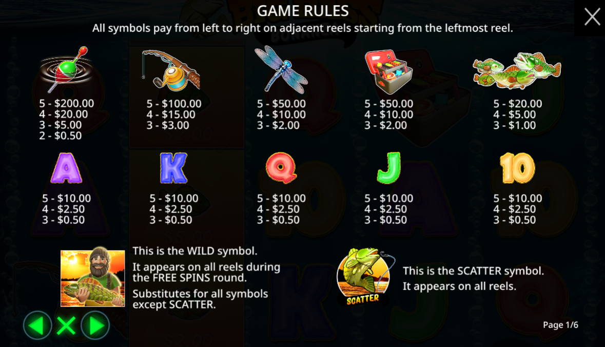 Rules and pay table explained