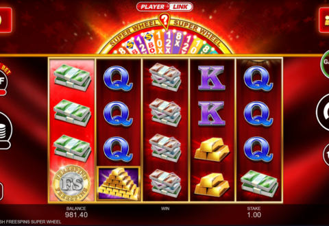 Gold Cash Free Spins Super Wheel
