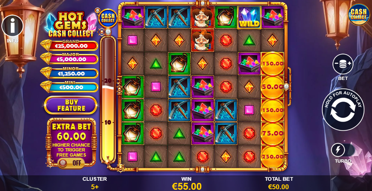 Hot Gems Cash Collect