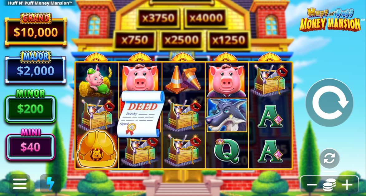 Huff N’ Puff Money Mansion