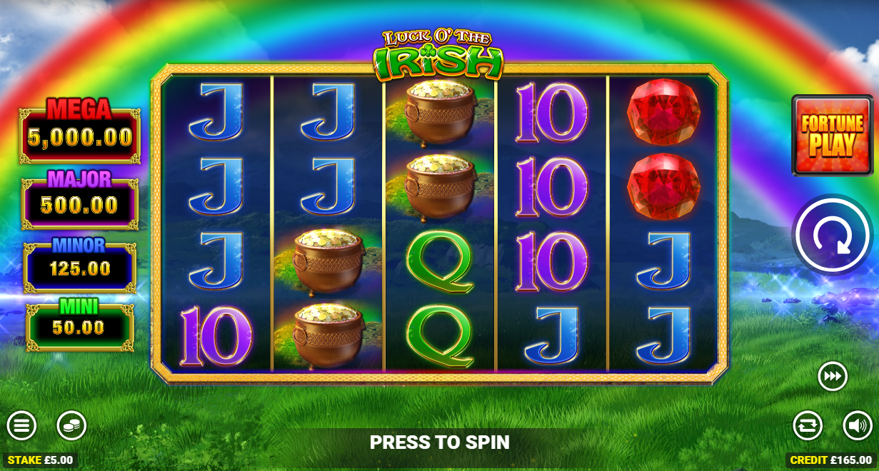 Luck O’ The Irish Fortune Play 3