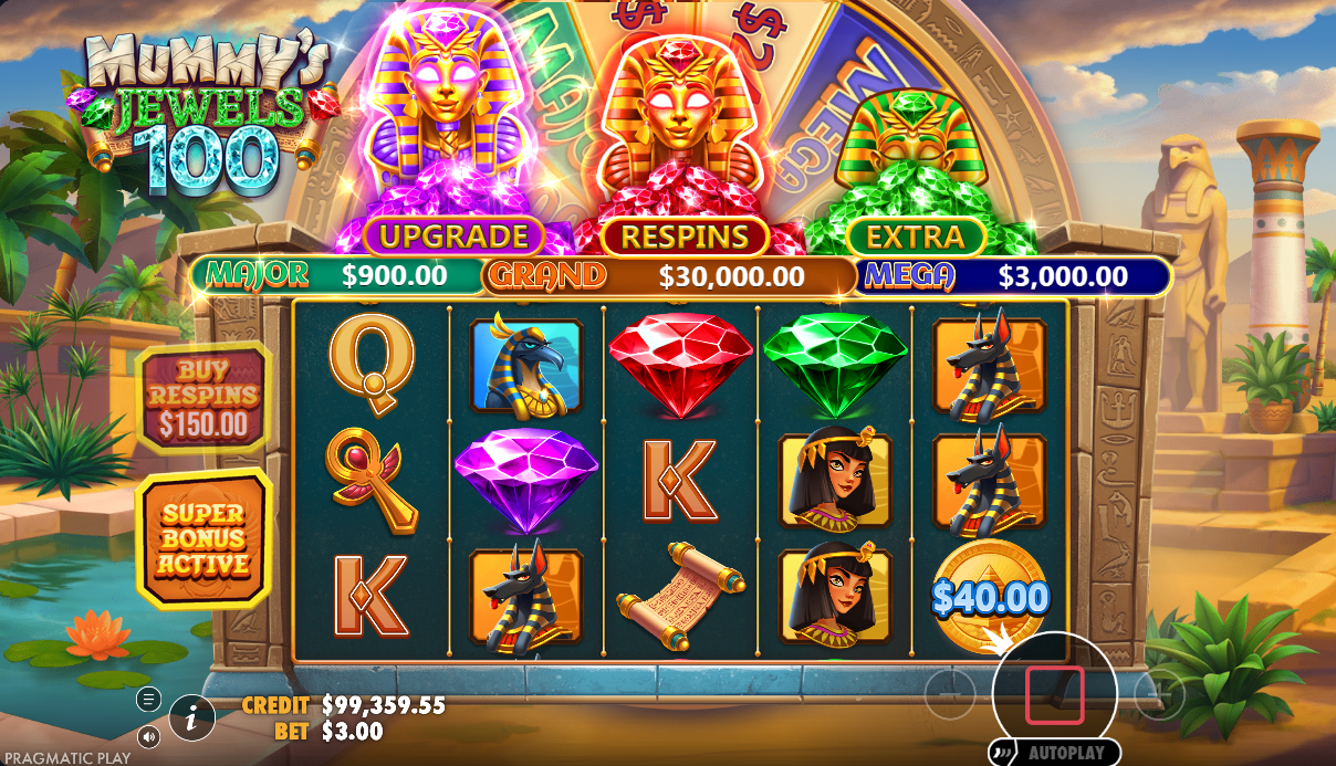 Mummy’s Jewels 100