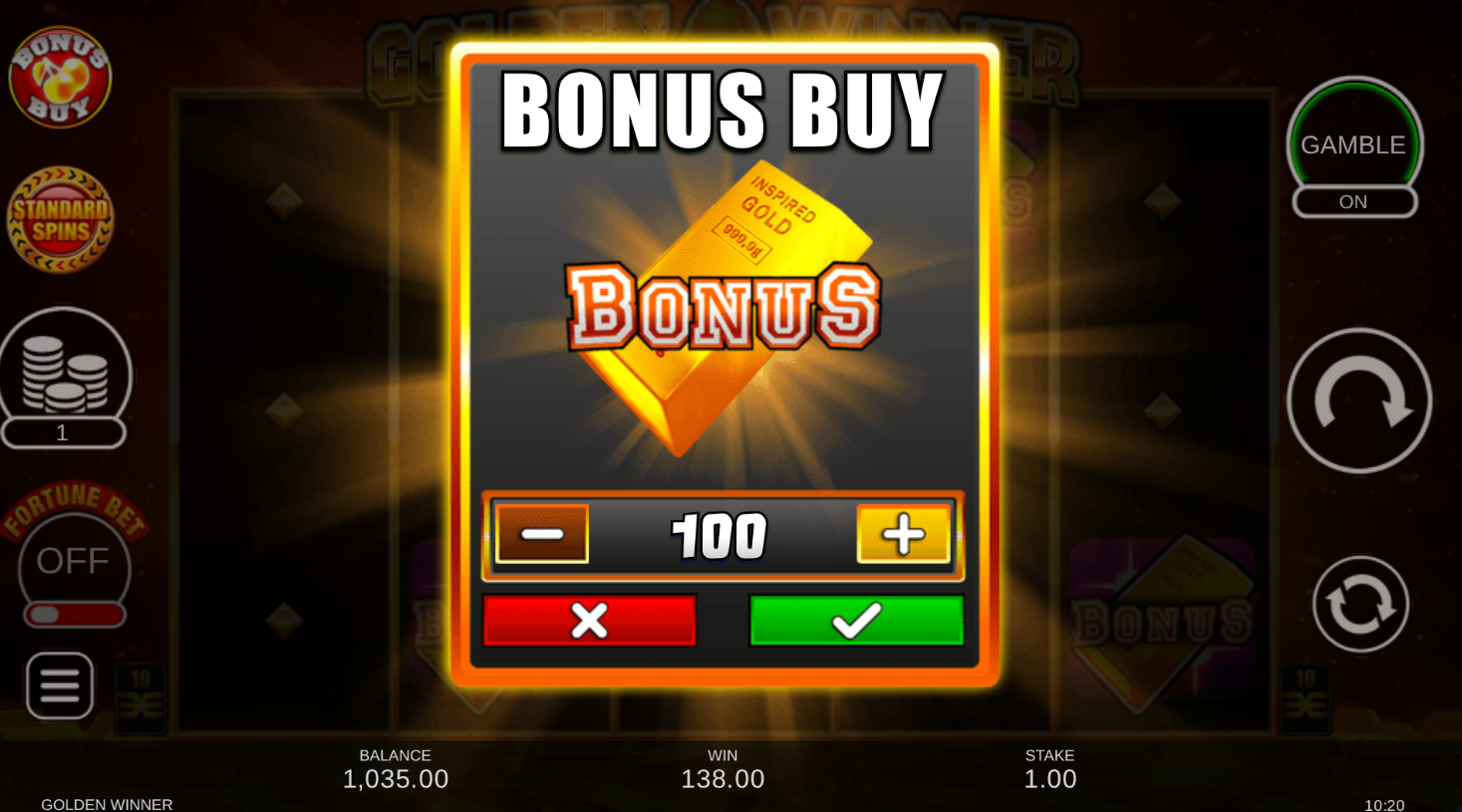 Bonus purchase option