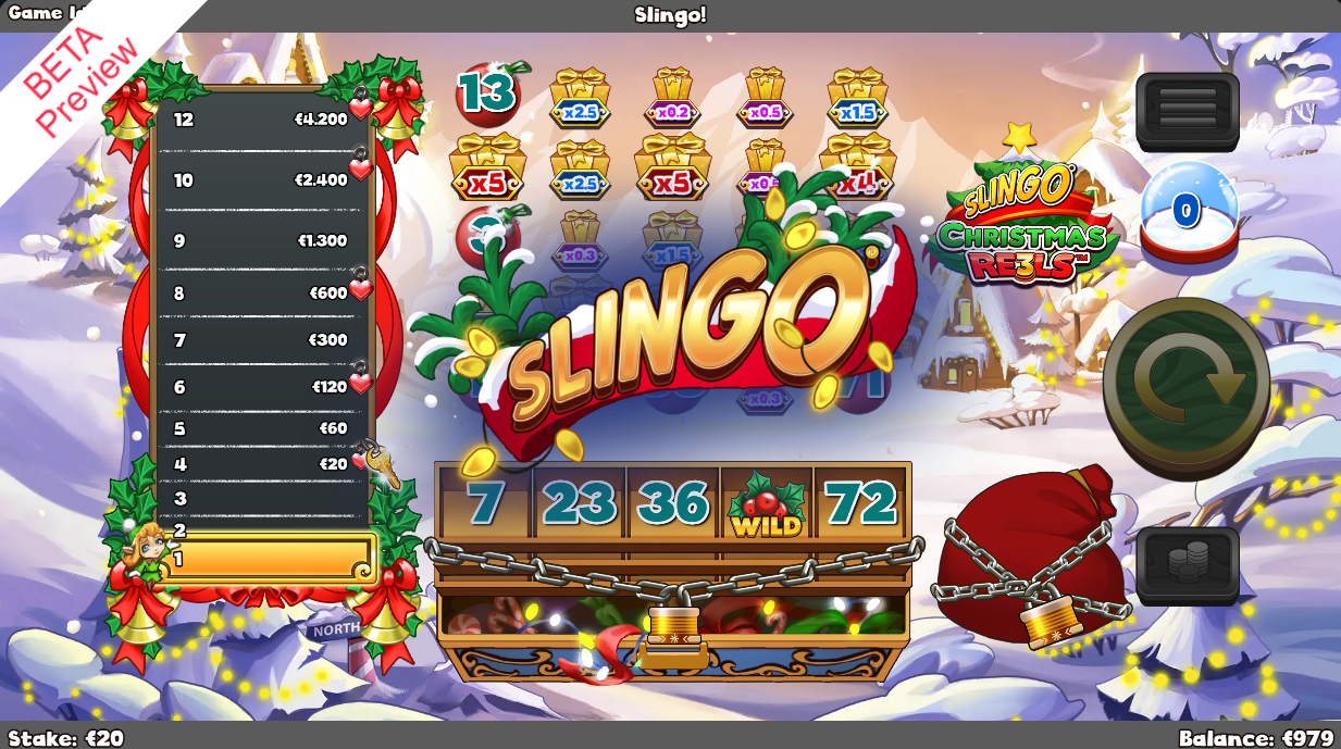 Slingo Christmas RE3LS