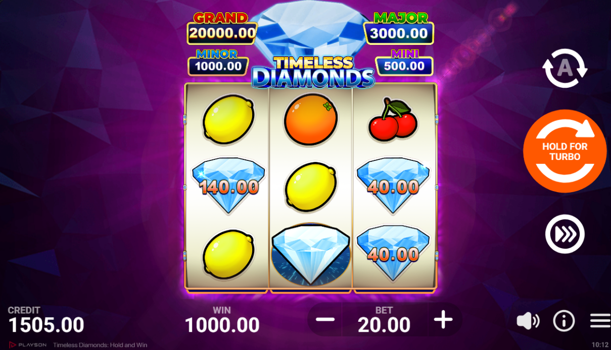 Timeless Diamonds: Hold & Win