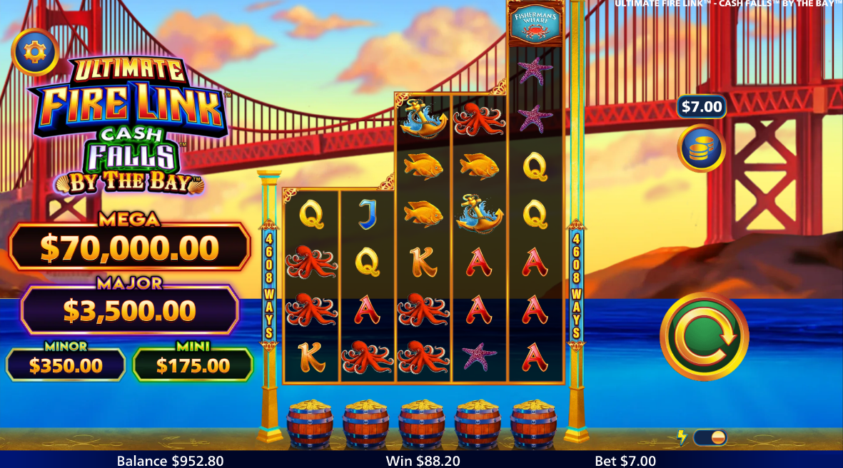 Ultimate Fire Link: Cash Falls By The Bay