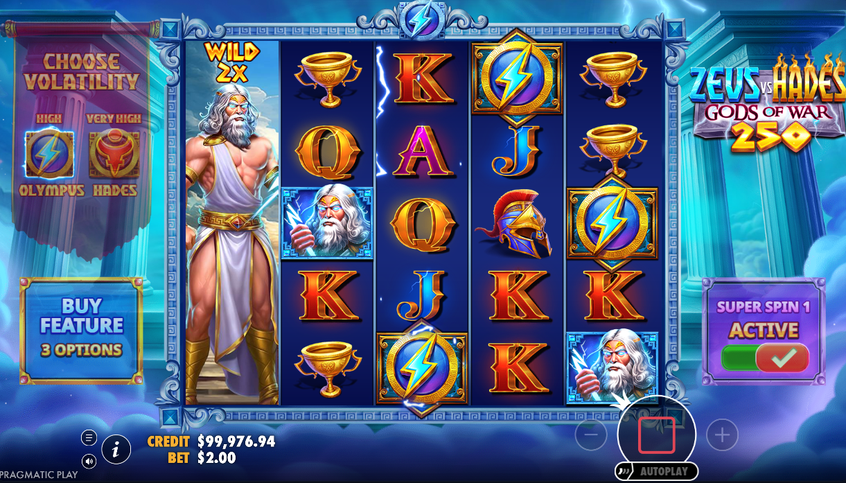 Zeus vs Hades – Gods of War 250