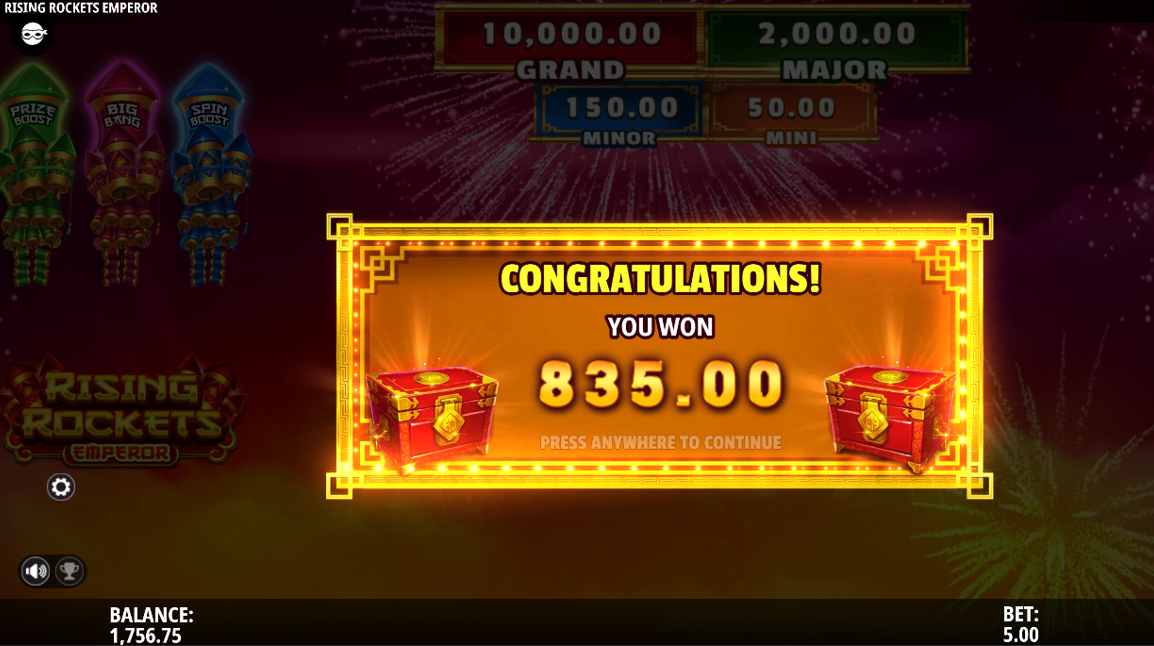 win result screen
