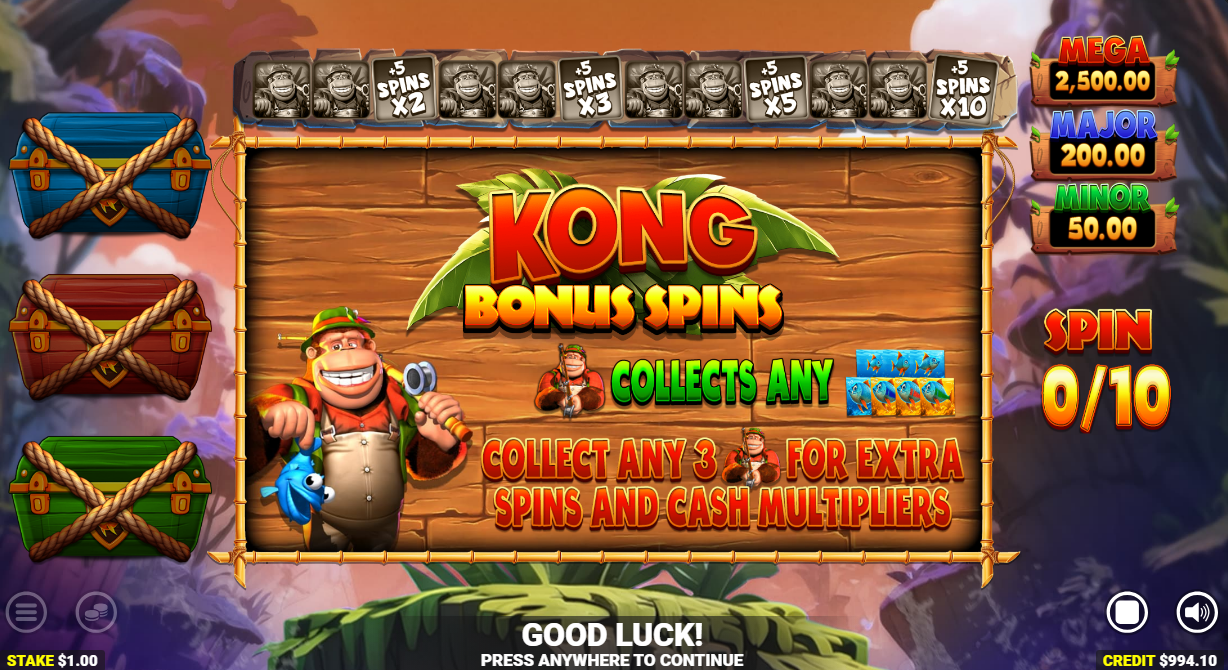 Bonus Spins feature introduction