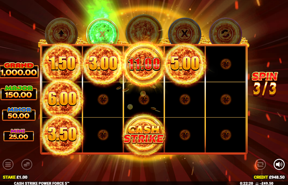 Cash Strike Power Force 5