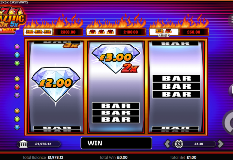 Blazing 777 2x 3x 5x Cashways