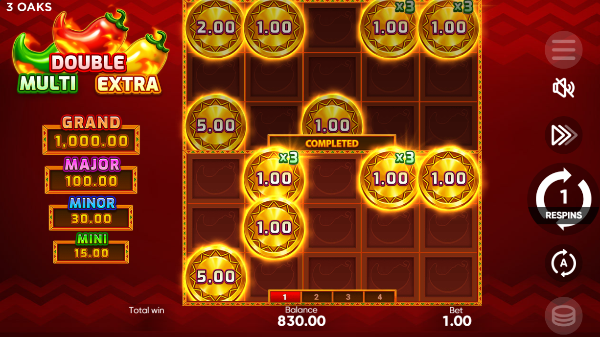 dual reel bonus round showing coins across both grids