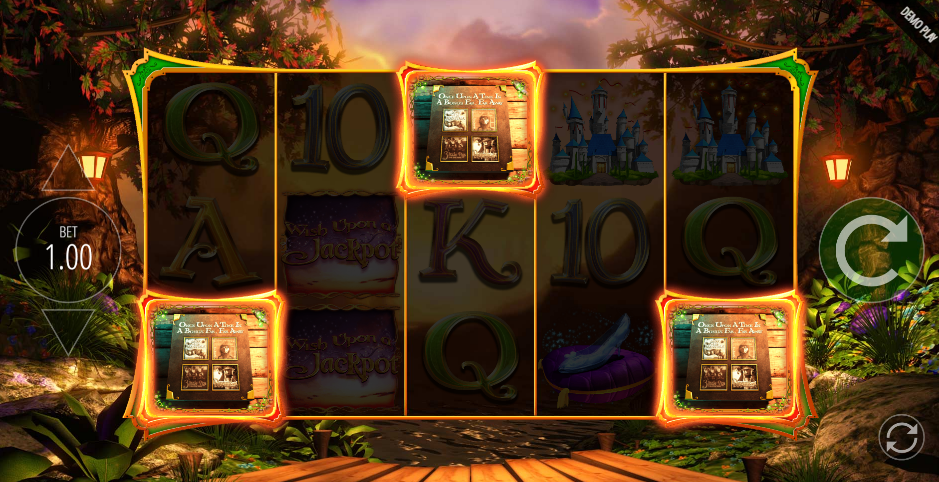 Three fairy tale bonus scatter books