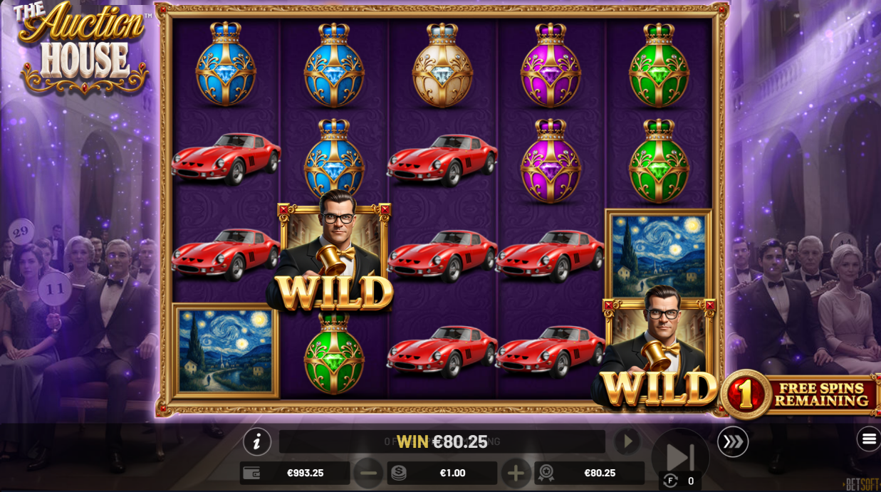 Auction House slot free spins