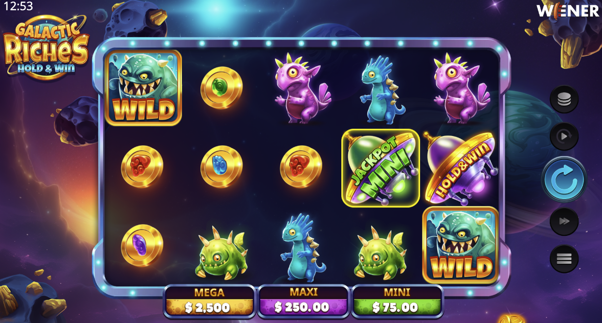 Galactic Riches Hold and Win