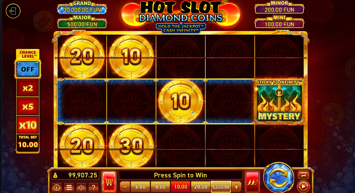 Hot Slot Diamond Coins