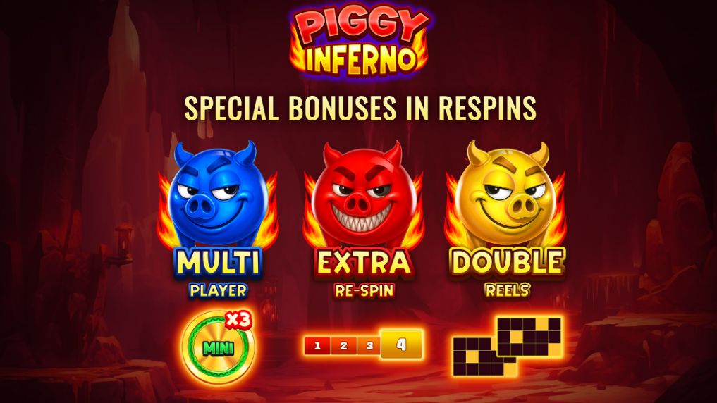 Piggy Inferno three demon pig modifiers