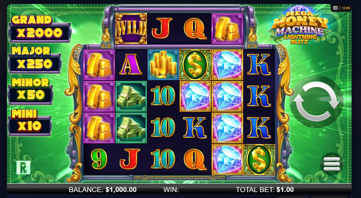 Mega Money Machine Lightning Blitz