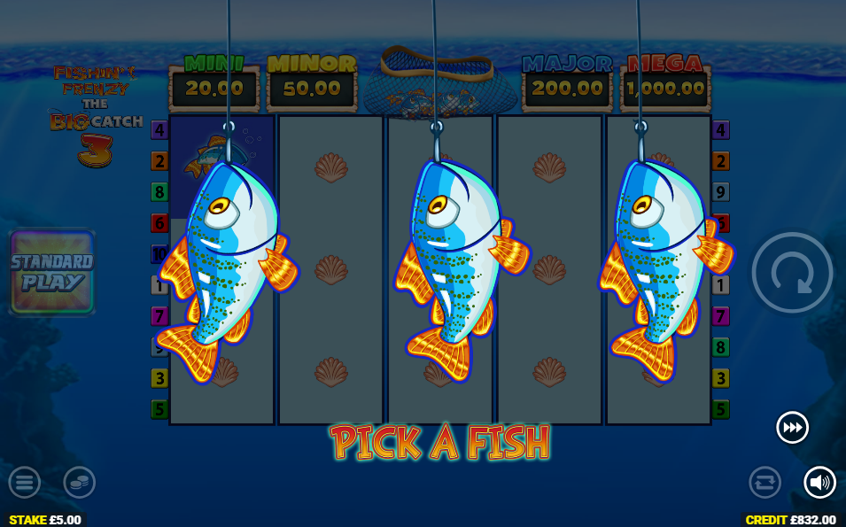 Fishin Frenzy Big Catch 3 net feature screen