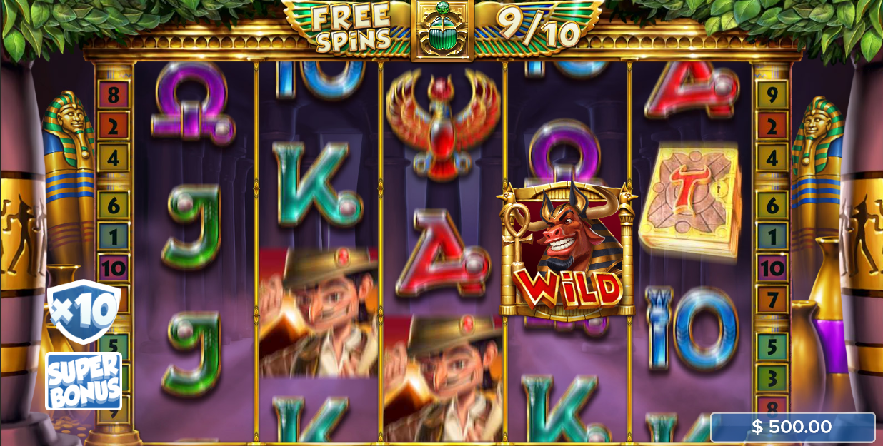 free spins in progress showing Toro Walking Wild