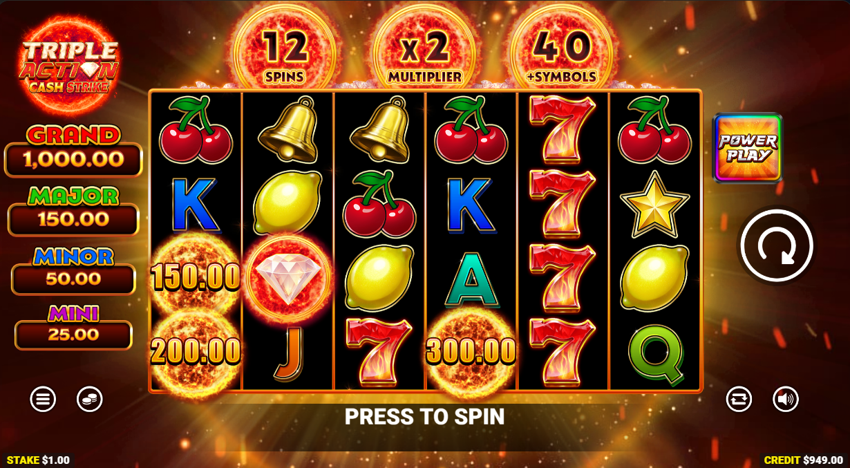 Triple Action Cash Strike