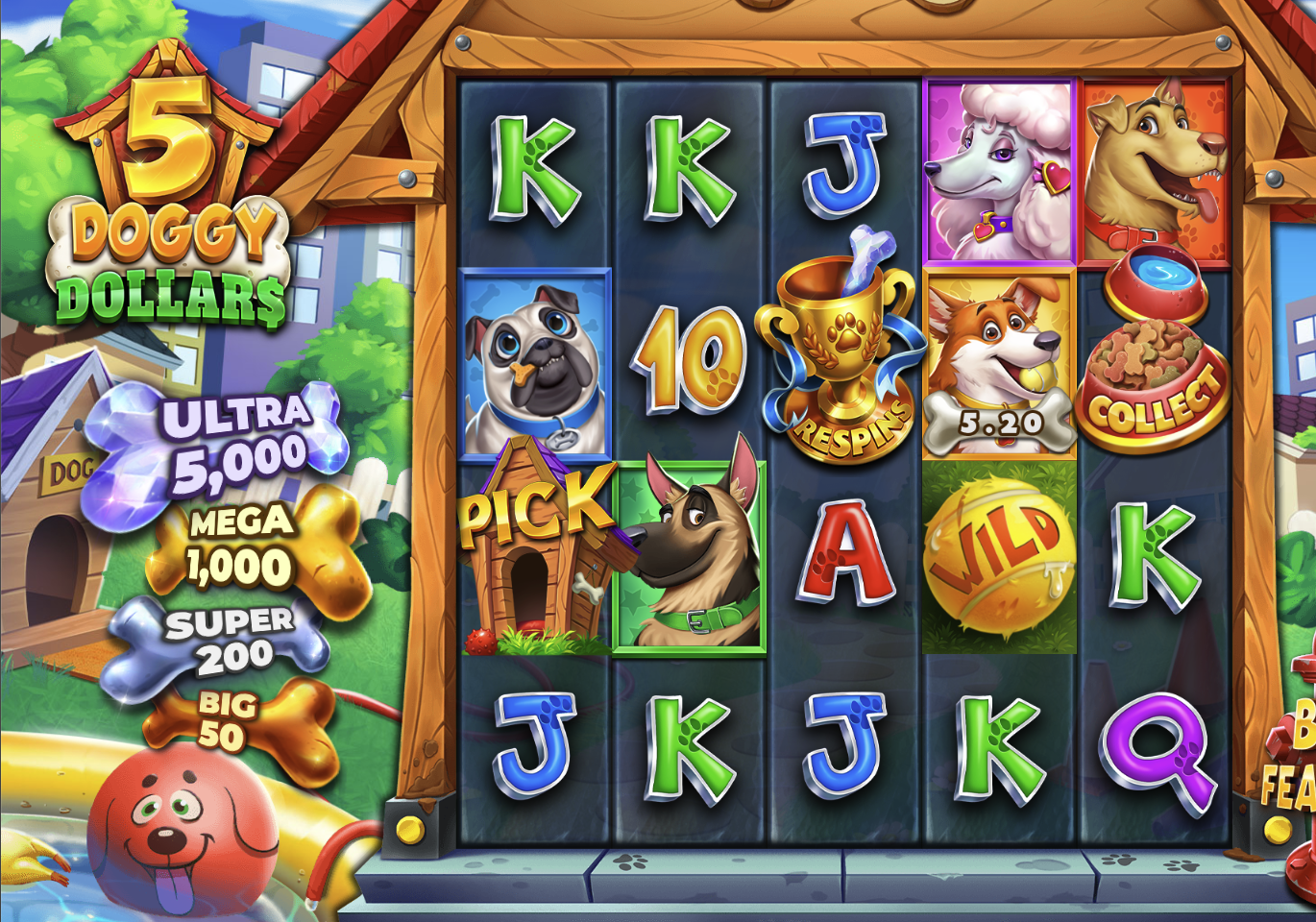 5 Doggy Dollars