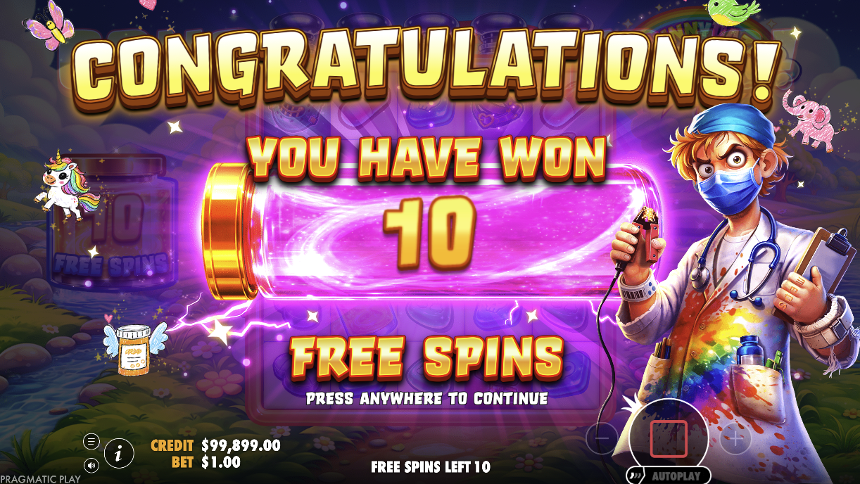 free spins bonus round