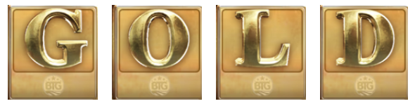 Bonanza gold letter bars