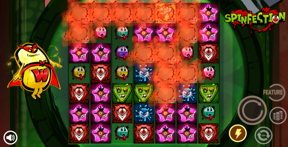 Spinfection slot cluster win