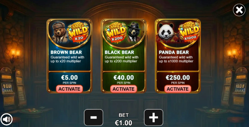 3 Power Bears XPress buy screen