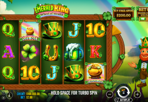 Emerald King Wheel of Wealth