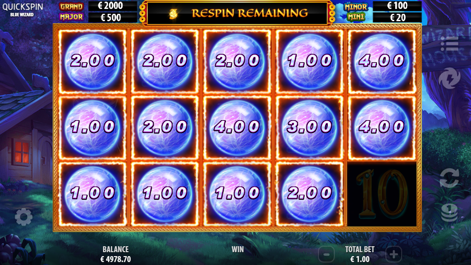 Fire Blaze respin finished with 14 of 15 positions filled.