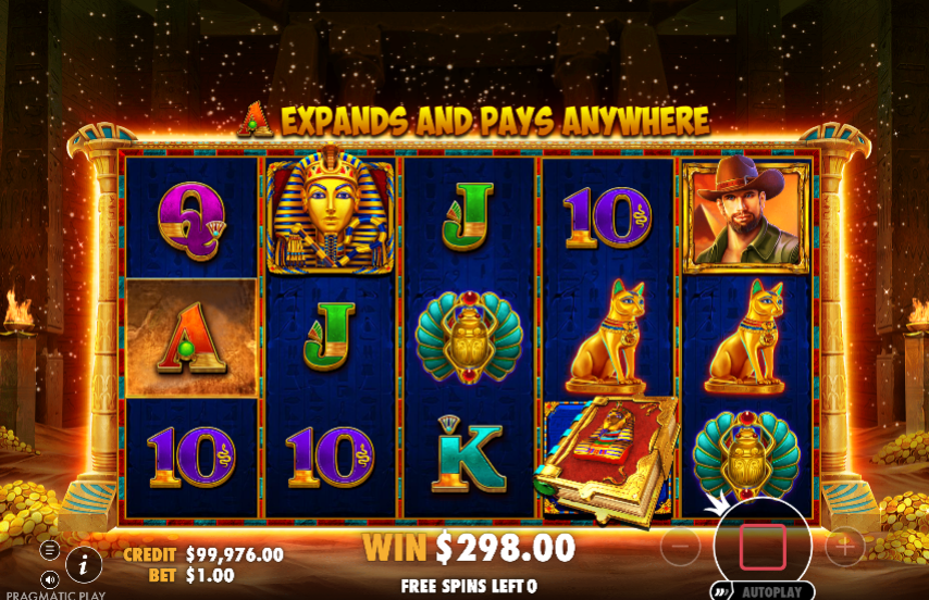 Free spins in play with expanded A symbols