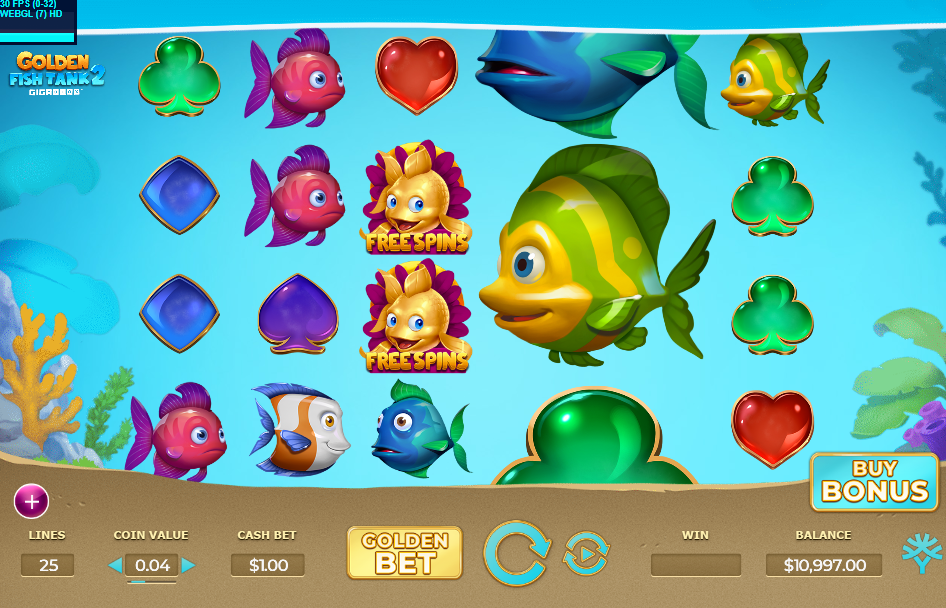 Golden Fish Tank 2 Gigablox