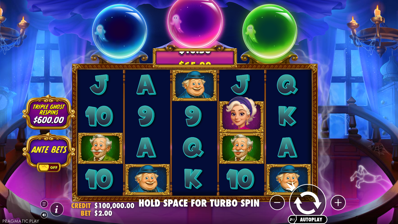 Great Ghosts slot base game