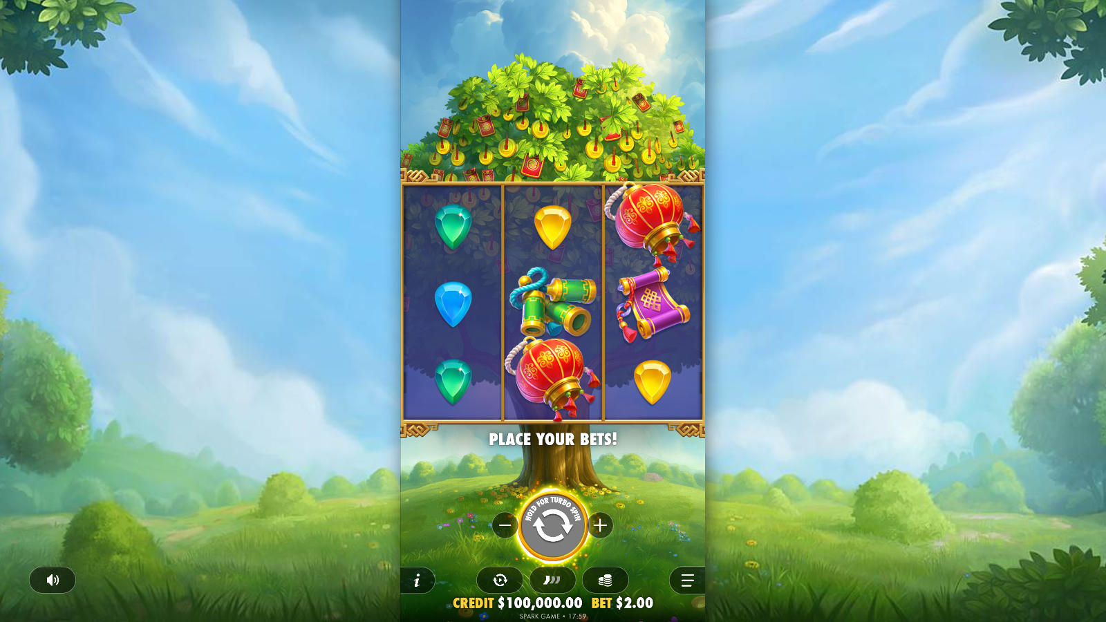 Lucky Fortune Tree slot base game